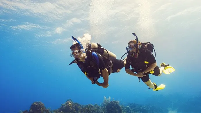 Junior scuba diver
